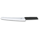 Нож для хлеба и выпечки VICTORINOX Swiss Modern, 26 см, сталь / синтетический материал, чёрный для нанесения логотипа