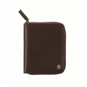 Кошелёк VICTORINOX Weyl с защитой от сканирования RFID, коричневый, кожа наппа, 10x2,2x12 см для нанесения логотипа