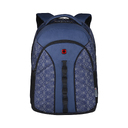 Рюкзак WENGER Sun 16'', синий со светоотражающим принтом, полиэстер, 35x27x47 см, 27 л для нанесения логотипа