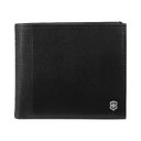 Портмоне VICTORINOX Altius Alox с защитой от сканирования RFID, чёрное, натуральная кожа, 10x2x11 см для нанесения логотипа
