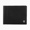 Портмоне VICTORINOX Altius Alox с защитой от сканирования RFID, чёрное, натуральная кожа, 9x1x11 см для нанесения логотипа