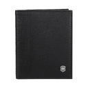 Визитница VICTORINOX Altius Alox с защитой от сканирования RFID, чёрная, натуральная кожа, 9x1x10 см для нанесения логотипа
