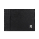 Визитница VICTORINOX Altius Alox с защитой от сканирования RFID, чёрная, натуральная кожа, 8x1x10 см для нанесения логотипа