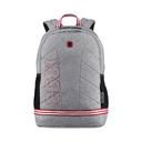 Рюкзак WENGER Collegiate Quadma 16”, серый, 100% полиэстер, 33х17х43 см, 22 л для нанесения логотипа