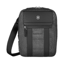 Сумка через плечо VICTORINOX Architecture Urban2 Crossbody Bag,серый, полиэстер/кожа, 9x22x28 см, 6 л для нанесения логотипа
