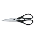 Ножницы кухонные VICTORINOX универсальные, 20 см, чёрная рукоять для нанесения логотипа