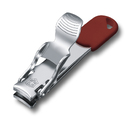 Книпсер VICTORINOX с отверстием для шнурка, сталь, красный, в блистере для нанесения логотипа