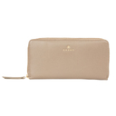 Кошелёк Cross Monaco Taupe, кожа наппа, гладкая, цвет бежевый, 19,5 x 10,2 x 2 см для нанесения логотипа