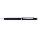 Шариковая ручка CROSS коллекция «ВЕЧНАЯ КЛАССИКА 2.0 | CENTURY CLASSIC II», черный лак с отделкой родием для нанесения логотипа
