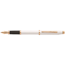 Перьевая ручка CROSS коллекция «ВЕЧНАЯ КЛАССИКА 2.0 | CENTURY CLASSIC II» Pearlescent White Lacquer