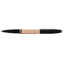Ручка-роллер CROSS коллекция «КАЛЕ | CALAIS» Brushed Rose Gold Plate and Black Lacquer