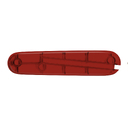 Задняя накладка для ножей VICTORINOX 84 мм, пластиковая, полупрозрачная красная для нанесения логотипа