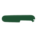 Задняя накладка для ножей VICTORINOX 91 мм, пластиковая, зелёная для нанесения логотипа