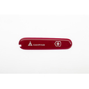 Передняя накладка с логотипом Camping для ножей VICTORINOX 91 мм 1.3763.71 и 1.3613.71, красная для нанесения логотипа