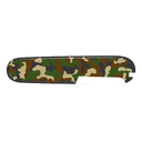 Задняя накладка для ножей VICTORINOX 91 мм, пластиковая, зелёный камуфляж для нанесения логотипа