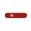 Передняя накладка для ножей VICTORINOX SwissLite 58 мм, пластиковая, красная для нанесения логотипа