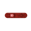 Передняя накладка для ножей VICTORINOX SwissLite 58 мм, пластиковая, полупрозрачная красная для нанесения логотипа