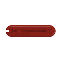 Задняя накладка для ножей VICTORINOX 58 мм, пластиковая, полупрозрачная красная