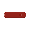 Передняя накладка для ножей VICTORINOX 65 мм, пластиковая, красная для нанесения логотипа