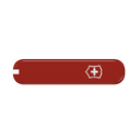 Передняя накладка для ножей VICTORINOX 74 мм, пластиковая, красная для нанесения логотипа