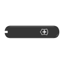 Передняя накладка для ножей VICTORINOX 74 мм, пластиковая, чёрная для нанесения логотипа