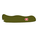 Передняя накладка для ножей VICTORINOX 111 мм, нейлоновая, зелёная для нанесения логотипа