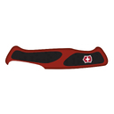 Передняя накладка для ножей VICTORINOX 130 мм, нейлоновая, красно-чёрная для нанесения логотипа