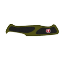 Передняя накладка для ножей VICTORINOX 130 мм, нейлоновая, зелёно-чёрная для нанесения логотипа