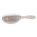 Щетка Dewal Beauty серия "Friendly", продувная, с нейлоновым штифтом, форма улитка, цвет бежевый