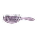 Щетка Dewal Beauty серия "Friendly", продувная, с нейлоновым штифтом, форма улитка, розовая