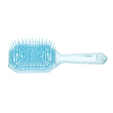 Щетка Dewal Beauty серия "Айсберг", продувная, с силиконовым штифтом, форма прямоугольная, бирюзовая для нанесения логотипа