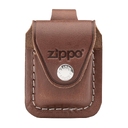 Чехол ZIPPO для широкой зажигалки, кожа, с кожаным фиксатором на ремень, коричневый, 57x30x75 мм для нанесения логотипа