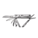 Мультитул Stinger, 92 х 30 мм, 15 функций, сталь, серебристый, в картонной коробке для нанесения логотипа