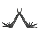 Мультитул Stinger, 105x40 мм, 13 функций, сталь, чёрный, в комплекте нейлоновый чехол для нанесения логотипа