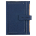 Записная книжка Pierre Cardin в обложке, синяя, 21,5 х 15,5, 3,5 см
