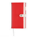 Записная книжка Pierre Cardin красная, 10,5 х 18,5 см для нанесения логотипа