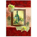 Открытка поздравительная "Вино" для нанесения логотипа