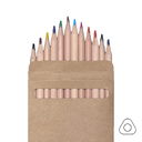 Цветные карандаши KINDERLINE middle,12 цветов для нанесения логотипа