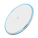 Беспроводное зарядное устройство ACCESSTYLE STONE 15W, белый для нанесения логотипа