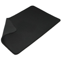 Коврик для мыши GLIDE M, 35*25*0,3см, прошитый край, черный для нанесения логотипа