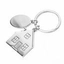 Брелок SILV HOME; 3,97 x 3,3 x 0,3 см; металл для нанесения логотипа
