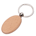 Брелок TIMBER OVAL; 5,2 x 3,2 см; дерево для нанесения логотипа