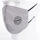 Бесклапанная фильтрующая маска RESPIRATOR 800 HYDROP серая с логотипом в фирменном пакете для нанесения логотипа