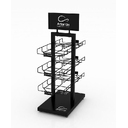 Стойка настольная_ATLANTIS BLACK RETAIL DOUBLE SIDE DISPLAY для нанесения логотипа