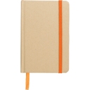 Блокнот из переработанной крафт-бумаги формата A6 для нанесения логотипа