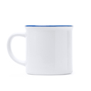 Кружка KUMBO WHITE/ROYAL BLUE для нанесения логотипа