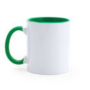 MANGO кружка WHITE/FERN GREEN для нанесения логотипа