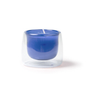 Свеча "Flora" синяя для нанесения логотипа