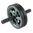 Тренажер для пресса SPORT WHEEL, черный, серый для нанесения логотипа