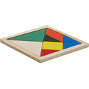 Деревянная головоломка TANGRAM BASE, цветная для нанесения логотипа